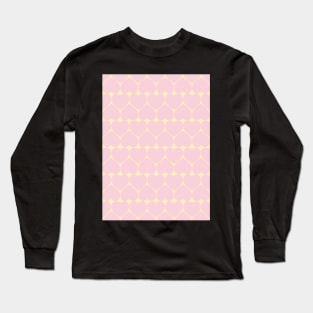 Pastel Pink Hearts Long Sleeve T-Shirt